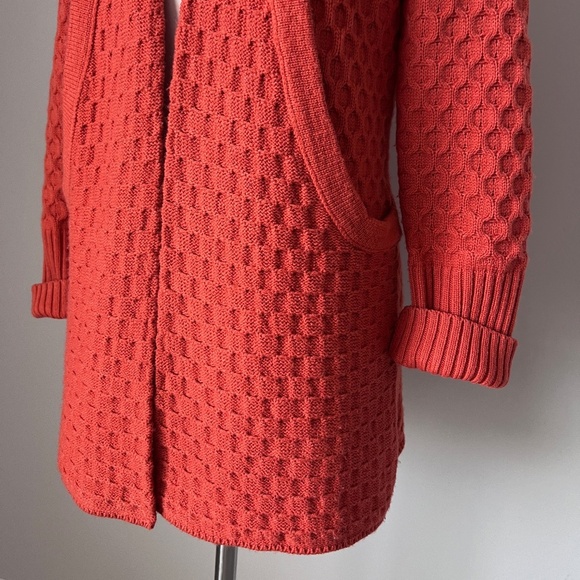 Brixon Ivy Stitch Fix Cable Chunky Knit Faux Cashmere Knit Duster Cardigan M - Picture 3 of 16